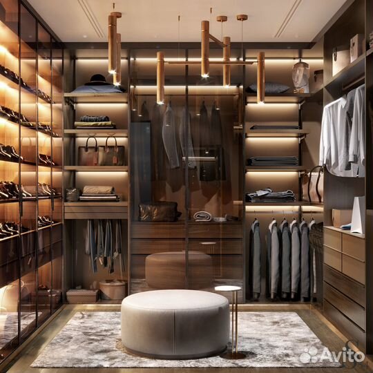 Гардеробные классика