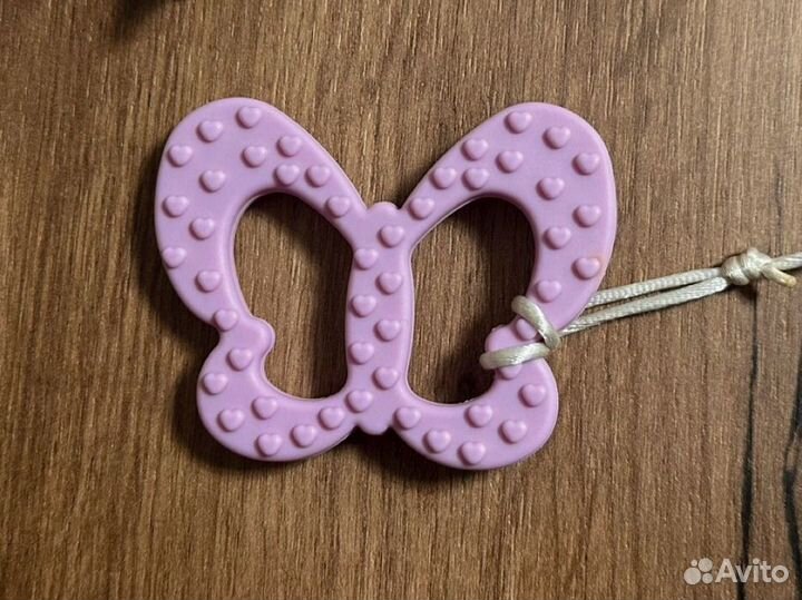 Держатель для соски грызунок бабочка