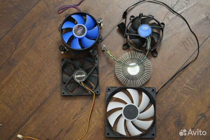 Вентиляторы для корпуса, кулеры для процессора
