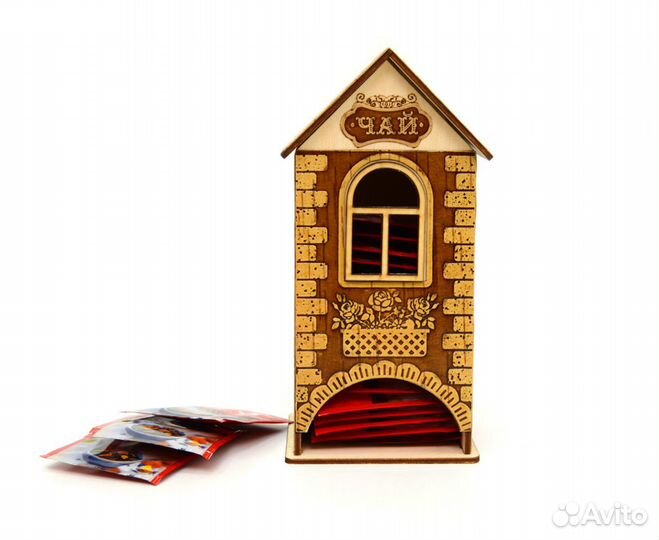 Чайный домик. Шкатулка-домик для чайных пакетиков