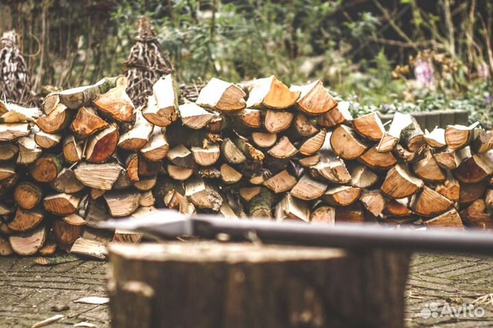 Крупнонаколотые дрова