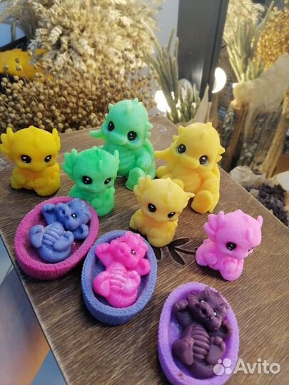 Мыло ручной работы дракон