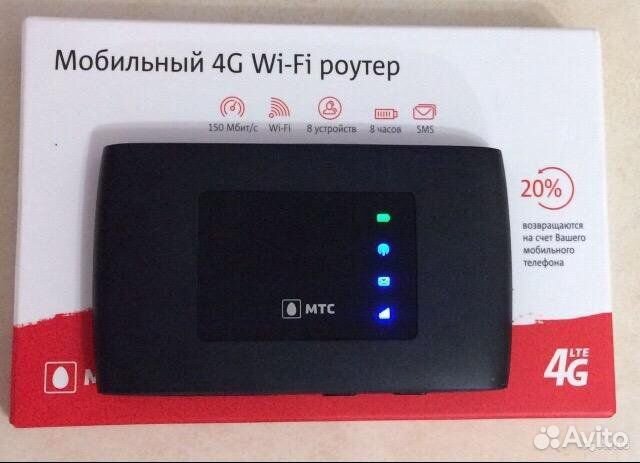 Высокоскоростной 4G LTE Wi-Fi роутер МТС 835F