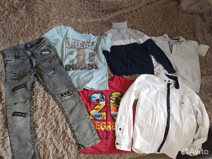 Вещи на мальчика 8-9 лет.В отличном состоянии