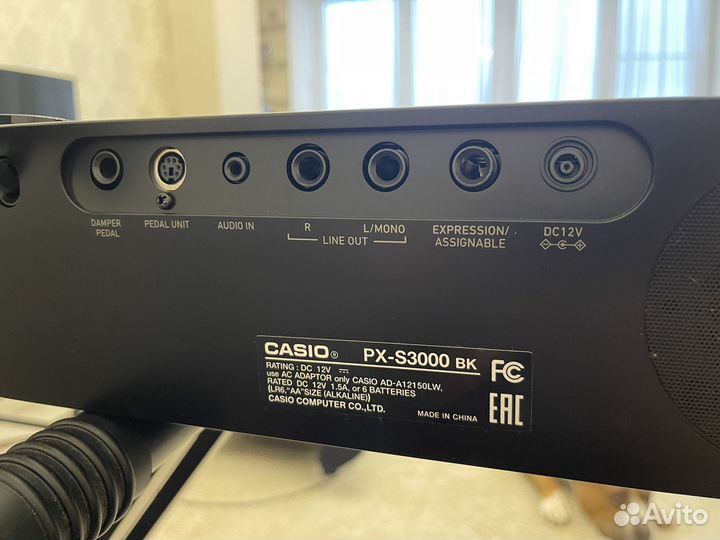 Цифровое пианино casio privia px-S3000 bk