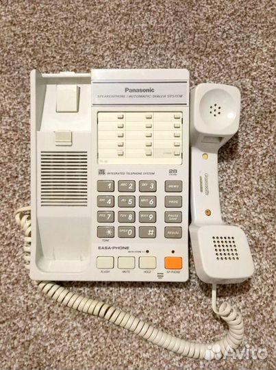 Телефон стационарный Panasonic + кабель 20 метров