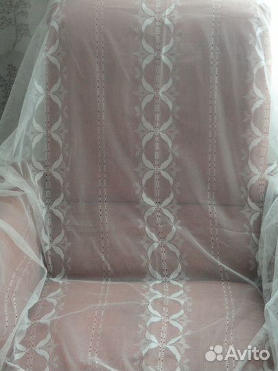 Тюль. Отрезы новые. СССР