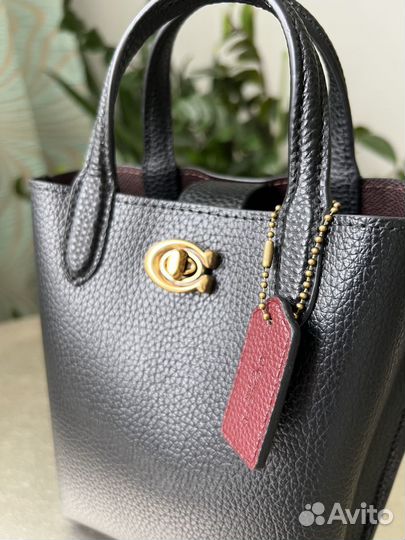 Сумка женская Coach Willow tote 16, black