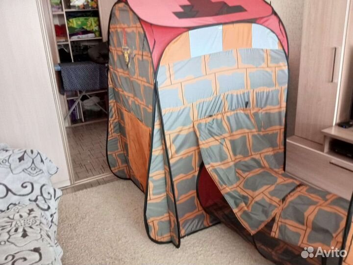 Детская игровая палатка с тунелем