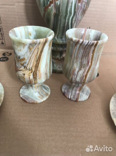 Сервиз, посуда из оникса