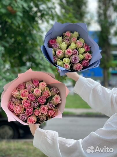 Букеты роз 25 / 51 / 101 самовывоз, доставка