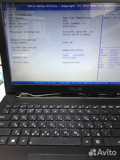 Материнская плата X402CA main board REV. 2.1