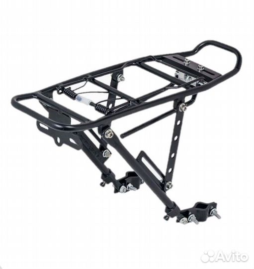 Багажник алюминиевый 24-28 черный horst с универс