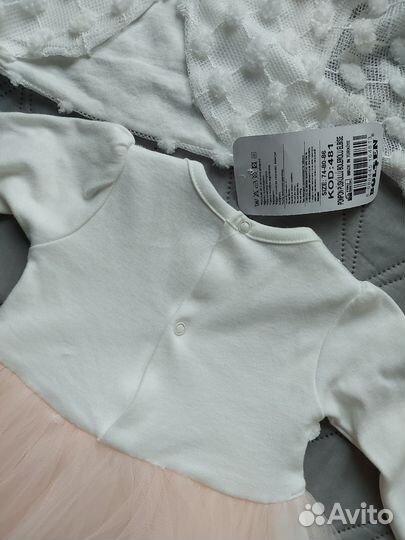 Платье праздничное для девочки (62-68) новое