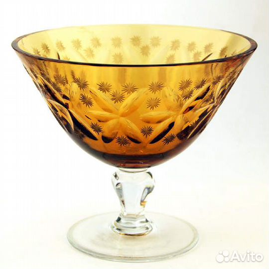 Ваза цветное стекло СССР