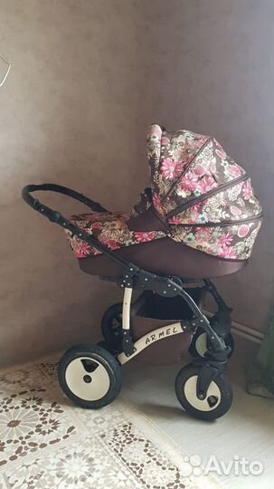 Детские коляски 2 в 1 на больших колесах
