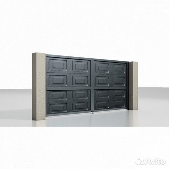 Распашные ворота 4400x2000