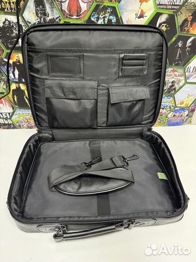 Кожаная сумка для ноутбука 15.6 новая