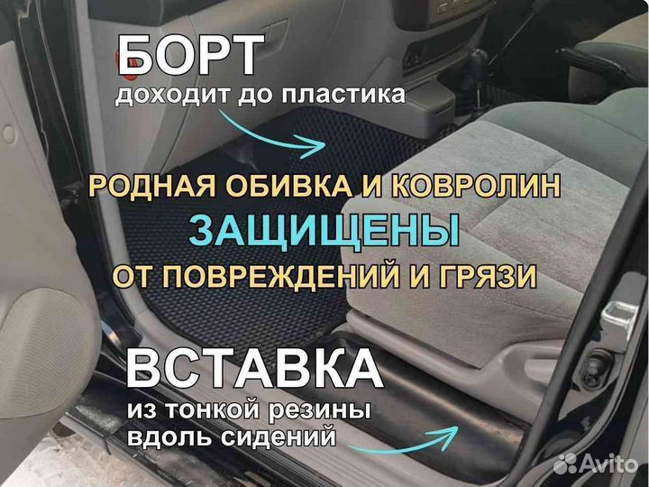 Автомобильные коврики toyota camry 70 eva эва ева