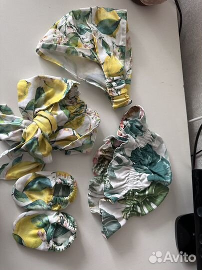 Повязка на голову для девочки на 6 месяцев