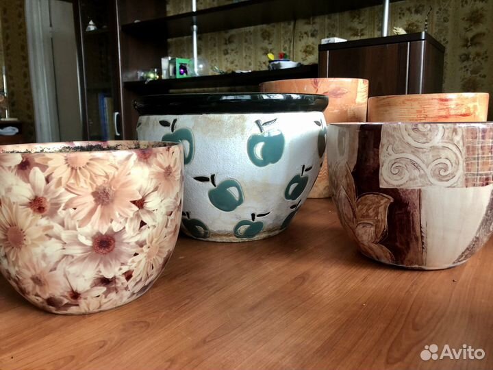Керамические горшки