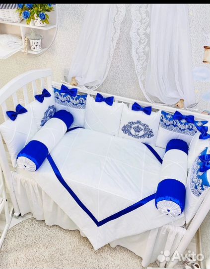 Бортики в детскую кроватку