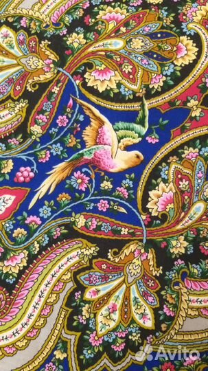 Шаль платок павловопосадский с биркой