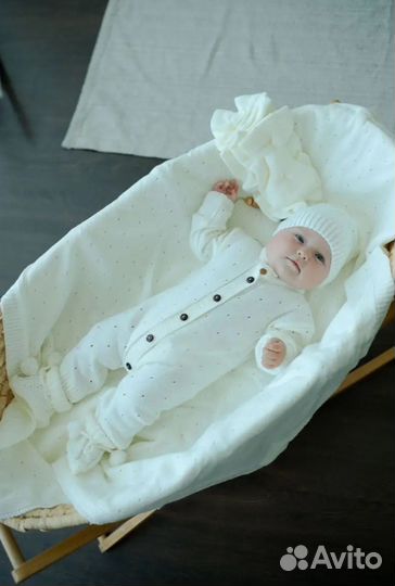 Конверт на выписку вязанный (весна/осень)