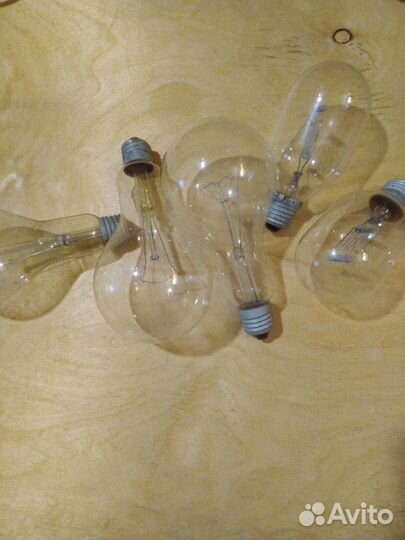 Лампы с цоколем Е27 на 200, 300 и 500вт на 220в