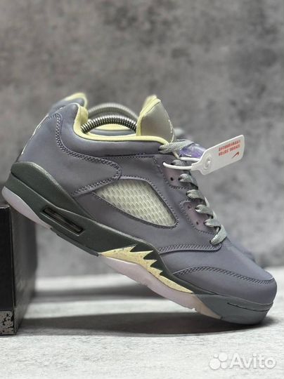 Кроссовки Nike PSG x Air Jordan 5 Low (Арт.72243)