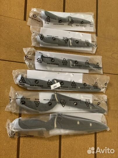 Новый Набор ножей с чехлом Tupperware 6 шт