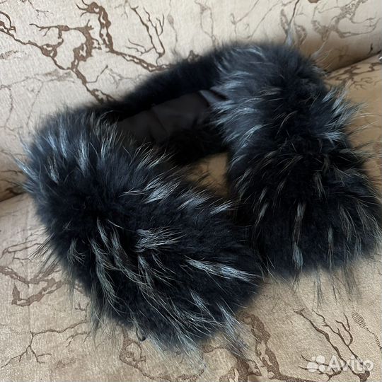 Меховой воротник песец