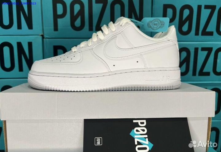 Кроссовки Nike air force 1 белые оригинал