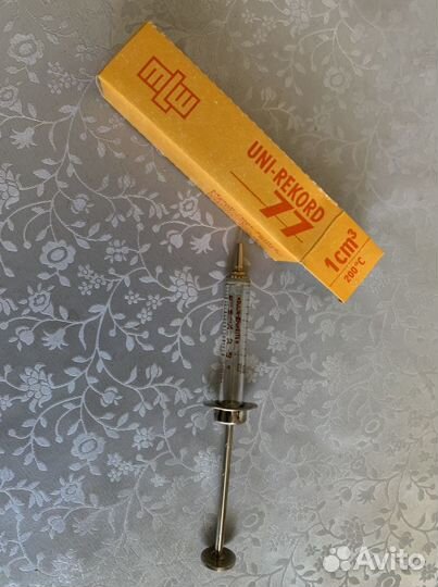 Шприц Рекорд СССР 1964 Г. Винтаж