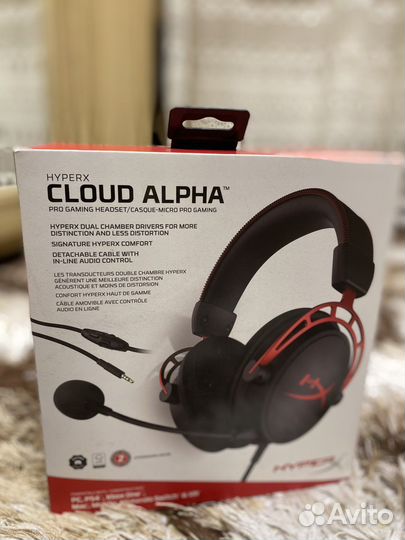 Игровые Наушники HyperX cloud alpha