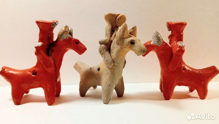 Глиняные игрушки. Абашево