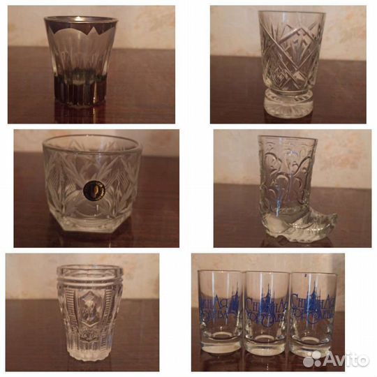 Хрустальные рюмки СССР