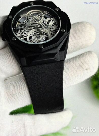 Наручные часы Hublot WHB3 чёрные (Арт.97001)