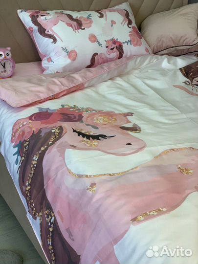 Белье постельное детское с балериной