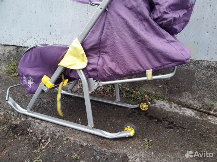 Коляска-сани, летняя коляска, манеж детский