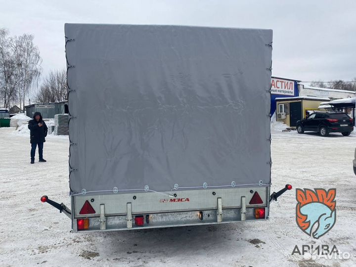 Двухосный прицеп 36.022 с тентом аэро 180 см