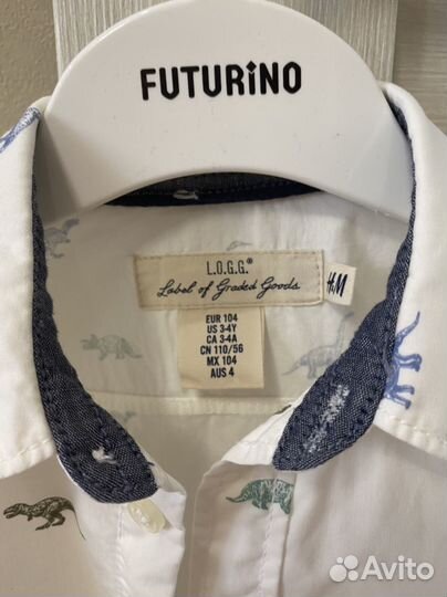 Рубашка hm для мальчика