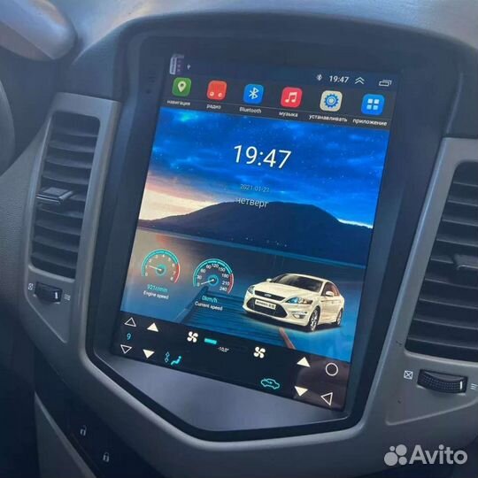 Chevrolet Cruze магнитола Android Тесла новая