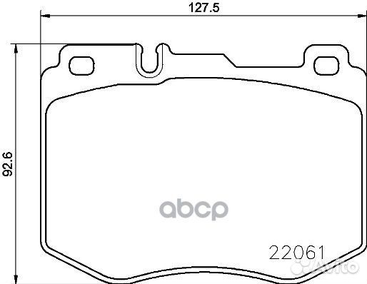 Колодки передние A0084201820 P50120 Brembo
