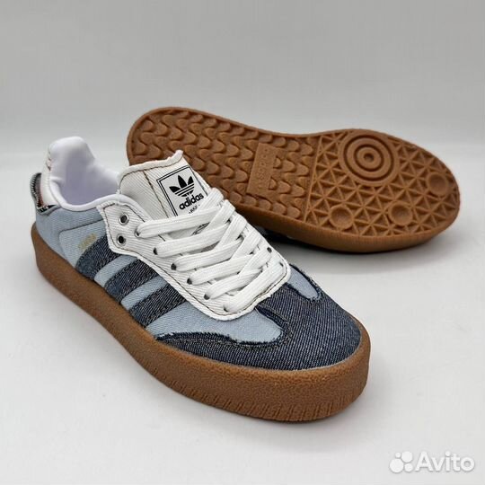 AdidasSamba Blue Cloud-White Mesa II0001