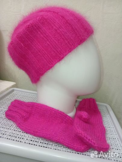 Набор шапка и варежки