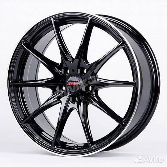 Литой диск rays R17 5x105