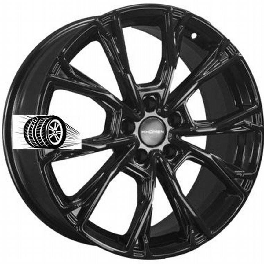 Литые диски Khomen Wheels 7.5×R19 5×114.3