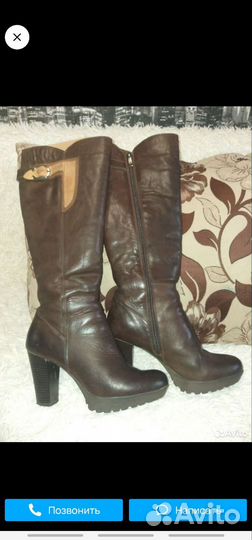 Сапоги женские натуральная кожа