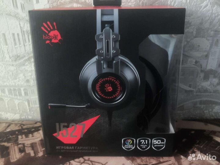 Игровые наушники с микрофоном